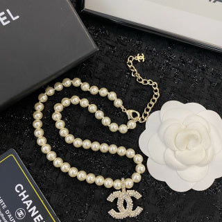 Chanel Elegant Pearl CC Pendant Necklace