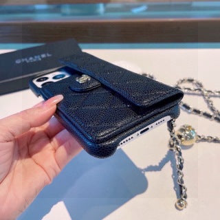 Chanel Elegant Quilted Crossbody Phone Case