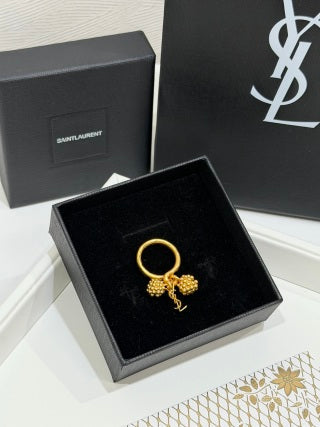 YSL Cassandre Charm Signet Ring