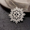 Chanel Radiant Sunburst Crystal Brooch