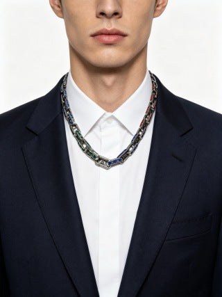 Louis Vuitton Prism Link Statement Necklace
