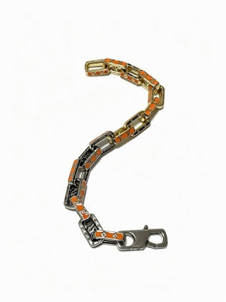 Louis Vuitton Orange Accent Link Bracelet