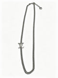 Louis Vuitton Monogram Edge Chain Necklace