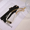 Dior Pearl Chain Oblique Necklace