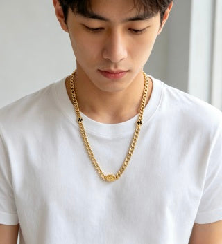 Gucci GG Oval Link Gold Chain Necklace