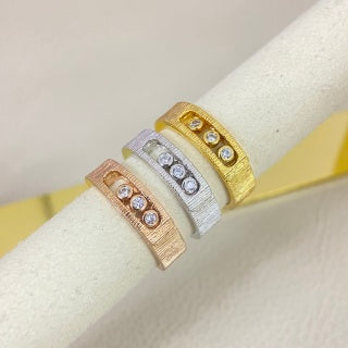 Messika Move Uno Pavé Diamond Band Ring