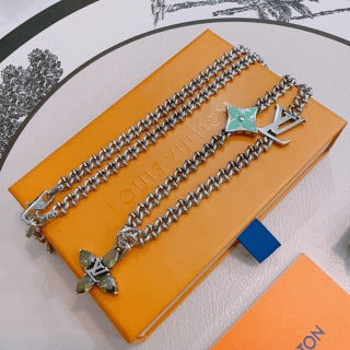 Louis Vuitton Garden Bloom Double Chain Charm Bracelet
