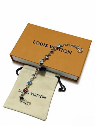 Louis Vuitton Color Bloom Diamond Link Bracelet
