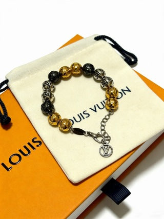 Louis Vuitton Midnight Pearl Bead Charm Bracelet