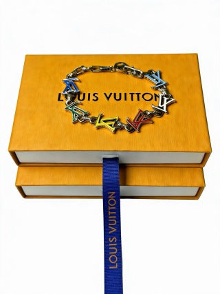 Louis Vuitton Colorful LV Monogram Link Bracelet