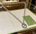 Gucci Interlocking G Oval Link Chain Necklace