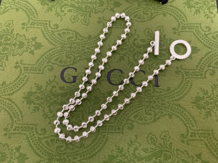 Gucci GG Circle Lock Chain Necklace